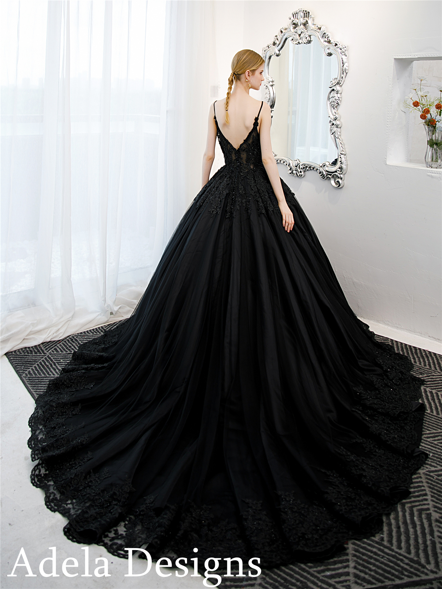Black Sexy Backless Evening Dresses New Deep V Neck Design Elegant Velvet  Formal Banquet Cocktail Party Gowns Vestidos de Soiree - AliExpress