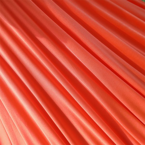 Sexy Mermaid Orange Evening Dress With Train Y5024